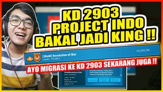 MIGRASI YUK KE KD 2903 !! KING BAKAL DARI PROJECT INDONESIA !! RISE OF KINGDOMS