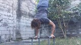 Practising my balance HANDSTAND on Parallettes | Calisthenics at home