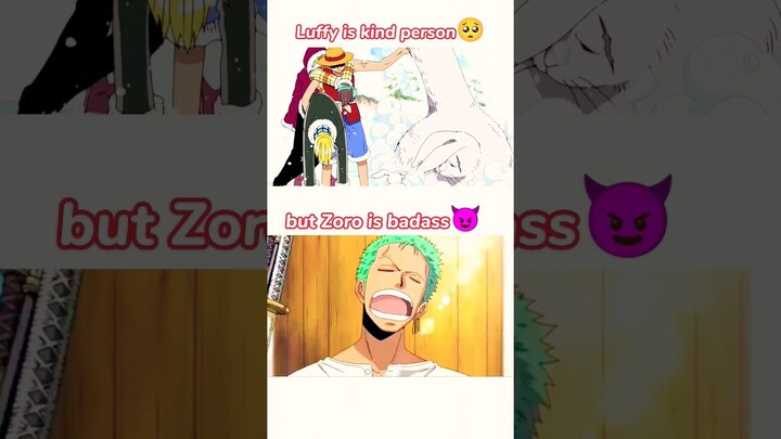Luffy and Zoro respect moments #onepiece #luffy #zoro