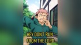 Pls he's so terrified he's running barefoot 😭 itadoriyuuji jujutsukaisen anime fypシ