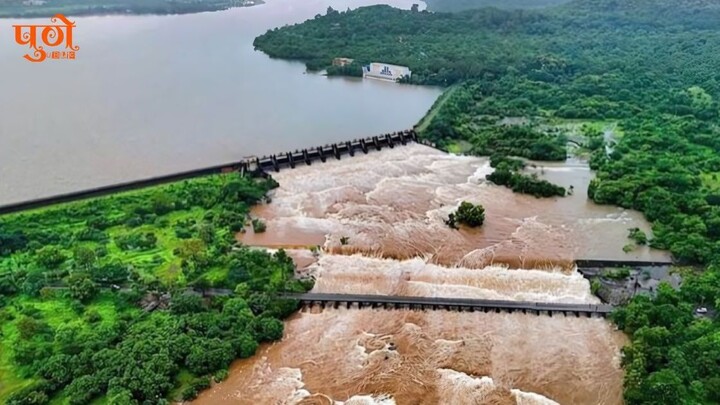 Alarm bell in Pune district! 10 TMC water release from three dams