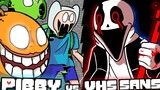 【官方双语】如果PIBBY CORRUPTION遇到VHS SANS【FNF与Undertale动画】