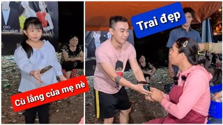 Trai đẹp mua bánh tráng trộn, Con gái út cà khịa DIVA Cát Thy