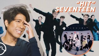 【SEVENTEEN】ซับจีน นักเต้นมืออาชีพต่างชาติชมห้องซ้อม 'HIT' + MV (รีแอคชั่น) Jeff Avenue ซับจีน