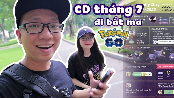 Ngày hội bắt ma Gastly Community Day tháng 7 quá vui Pokemon GO