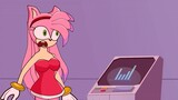 Sonic was captured by Rocky for the transformation plan. Amy bravely entered the experimental base t