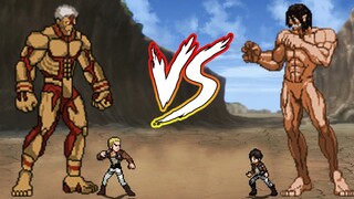 【Mugen】Reiner vs Eren