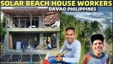 FILIPINO SOLAR BEACH HOUSE WORKERS - Driving To Davao Province Mountain Town (Maragusan)