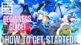 THE ULTIMATE BEGINNERS GUIDE! HOW TO GET STARTED IN ISEKAI MEMORIES! | Slime: IM