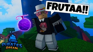 EU CONSEGUI MINHA PRIMEIRA FRUTA NO MEU JOGO DE ONE PIECE!! DO LEVEL 0 AO MAXIMO...!!