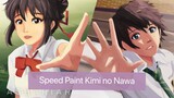 [Digital Art] Speed Paint Kimi no Nawa by Ashariart Fan Art