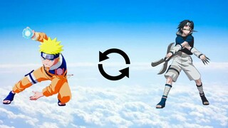 Naruto Character in face swap and combination