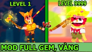 Ultimate Bowmasters Mod Apk Full Gem, Gold - Thần Sấm Thor Tối Thượng Ném Vỡ Đầu Top Game Thành EJ