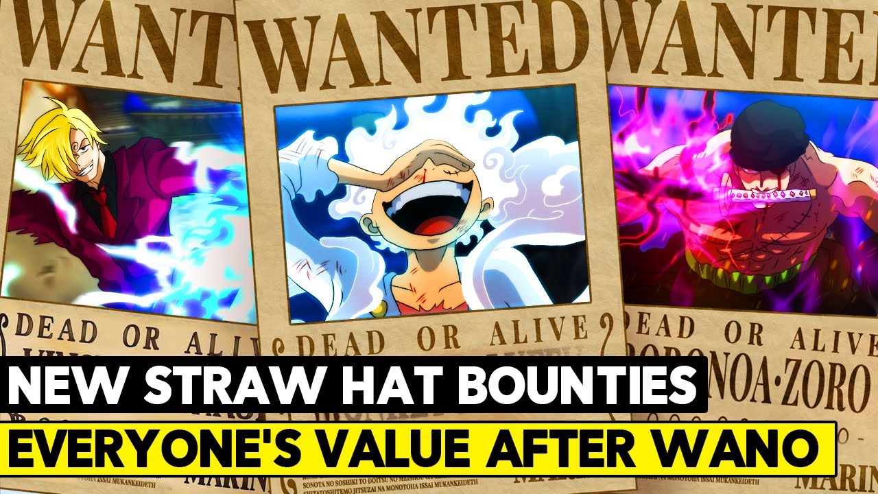 MIHAWK Bounty Revealed & Straw Hat Pirates New Bounties // one piece ch 1058  