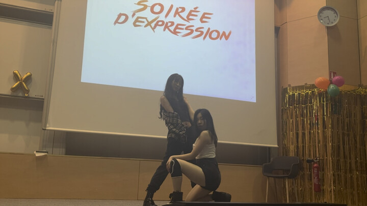 Dancing to "Dangerous Party" on a French campus ~ Semi-original + Panpan choreography version