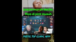 Pascol marah ketika Miya di pick musuh -Mobile legends