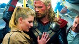 When Thor came to the earth, he would be eaten tofu by the subway!