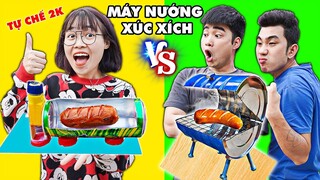 Đại Chiến Máy Nướng Xúc Xích Tự Chế - Ai  Là Người Thắng Cuộc ? Hà Sam