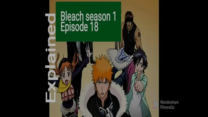 Bleach season 1 episode 18.Reclaim! The Power of a Shinigami!