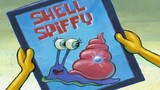 SpongeBob watches TV and goes to the mall to buy shells for Little Snail. There are so many shells!