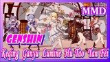 [Genshin  MMD]  Keqing/ Ganyu/ Lumine/ Hu Tao/ Yan Fei  Dancing   [Hua Yue Cheng Shuang]