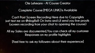 Ole Lehmann  AI Course Creator  download