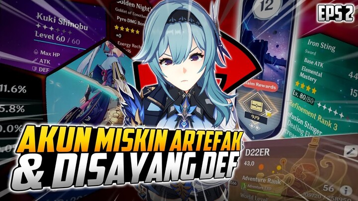 KOPLAK #2 - Koreksi akun MISKIN ARTEFAK & DISAYANG DEF !! - Genshin Impact Indonesia - Ditusi