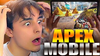 APEX LEGENDS SUR TÉLÉPHONE...😱 JE REAGIS A APEX LEGENDS SUR MOBILE