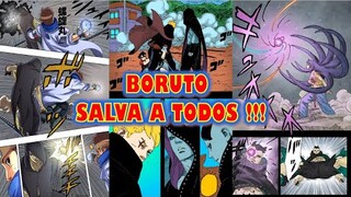 🦊 HIMAWARI Usa la BIJUDAMA 😱 SARADA es HUMILLADA 🌌 BORUTO Two Blue Vortex Manga 11