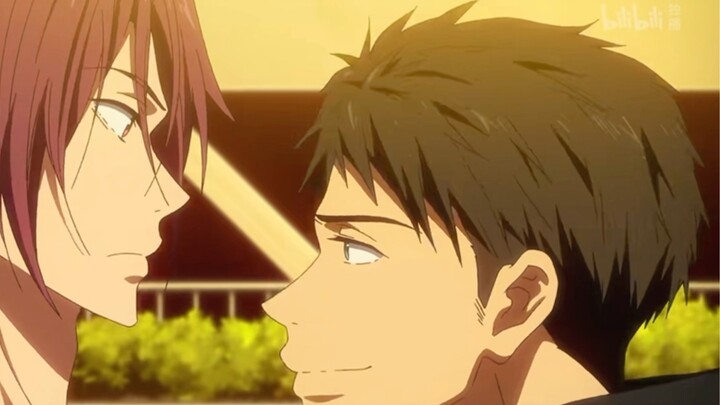 Help, whose little crybaby is this? Matsuoka Rin, why are you so cute when compared to Sousuke?