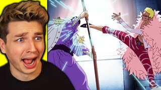 DOFLAMINGO VS. FUJITORA!! (one piece reaction)