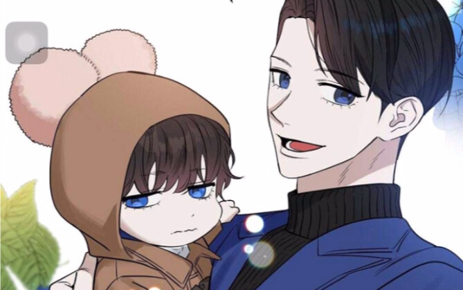 [ABO male pregnancy] The cute and fierce little boy looks like his dad and likes to eat pudding just