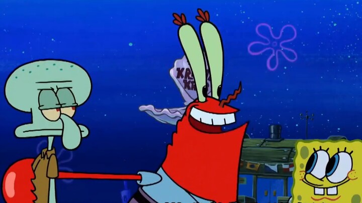 Krusty Krab trên mặt nước phải làm việc ngay cả trong kỳ nghỉ