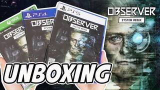 Observer: System Redux (PS4/PS5/Xbox Series X) Unboxing