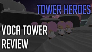 Voca Tower Review | Tower Heroes | ROBLOX