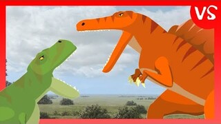 T-Rex Fights Spinosaurus