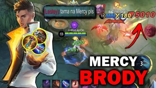 Enemy Begs For Mercy | Brody One Shot Build 2023 | How To Use Brody | MLBB