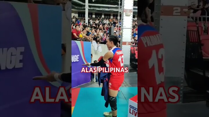 ALAS PILIPINAS VS KAZAKHSTAN POST GAME FAN MEET #volleyball #alaspilipinas #avc2024 #shorts #fyp