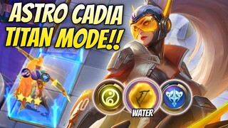 HYPER MIYA ASTRO CADIA !! TITAN MODE !! MAGIC CHESS MOBILE LEGENDS