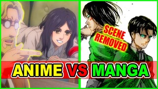 Ackerman, Beast Titan & Best Girl Cut? AOT S4 Anime Vs Manga | Attack on Titan Season 4 Episode 2