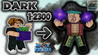 Noob to Max Level 1-2300 using Awakened Dark in Bloxfruits|Roblox