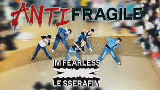 [Điệu nhảy cover toàn nam số 1 trên Internet] 985 Tôi sẽ uống vì bạn (*☻-☻*) LESSERAFIM-Antifragile