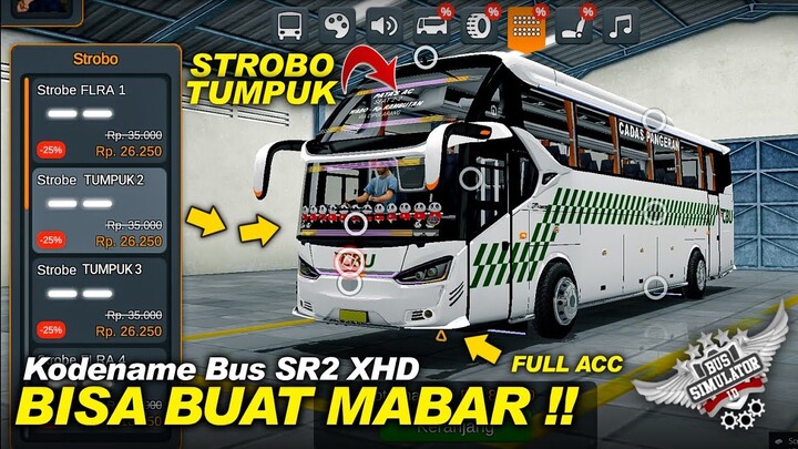 Nyobain Kodename SR2 XHD Bisa Buat Mabar & Modif 😱 BUSSID