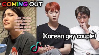 Korean Gay Couple Reacts To 'Coming Out To My Parents' TikTok Videos!