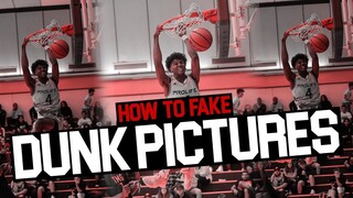 How To Fake Dunk Pictures | Photoshop Tutorial