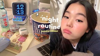 cute night routine🌟: skincare, ramen, kdrama etc!