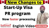 IRCC Unveils Major Changes to the Start-Up Visa Program?|| English Video||Sukhmani Immigration||