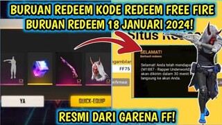 KODE REDEEM FREE FIRE TERBARU 18 JANUARI 2024 HARI INI - KODE REDEEM FF TERBARU 18 JANUARI 2024