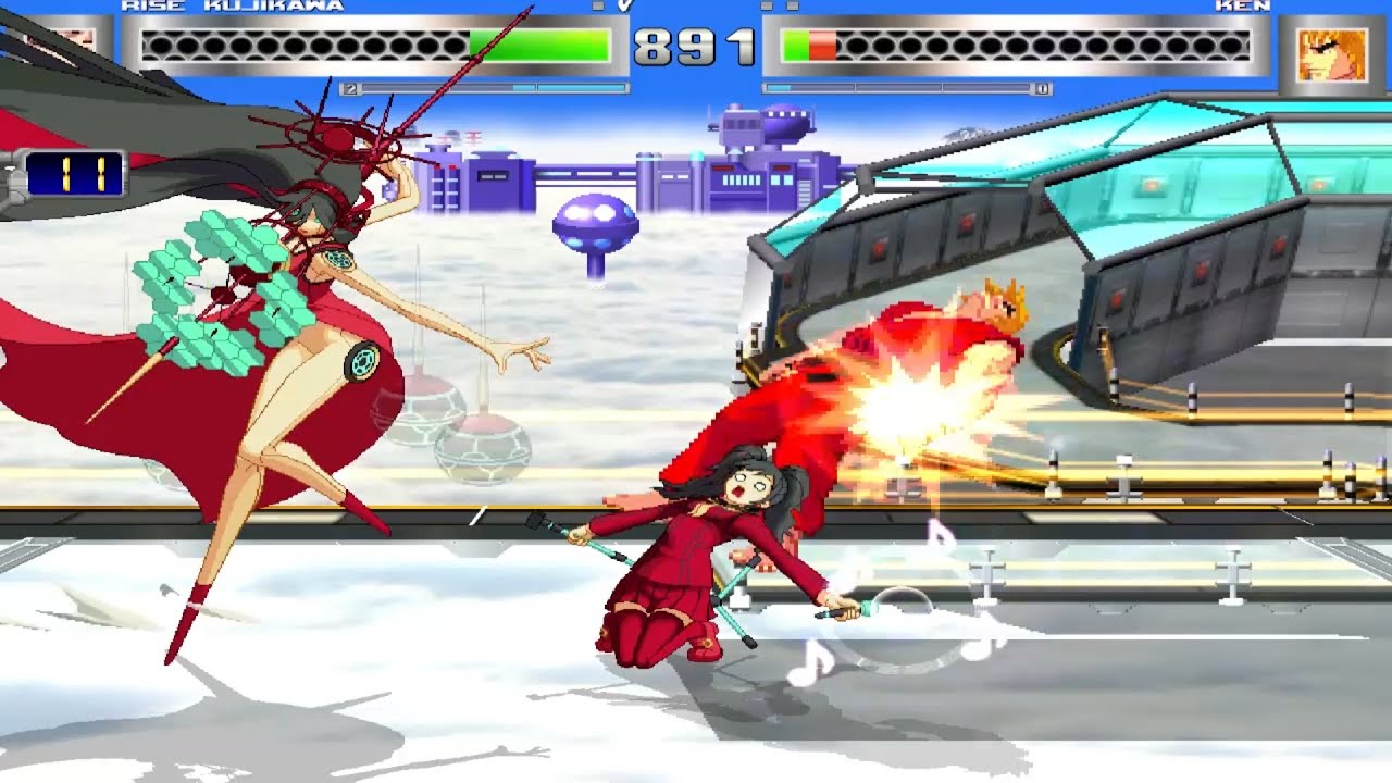 Street Fighter HD Mugen - Ryu vs Ken Gameplay Footage!! 
