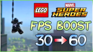 FPS Boost | LEGO Marvel Superheroes (30fps vs 60fps Gameplay)